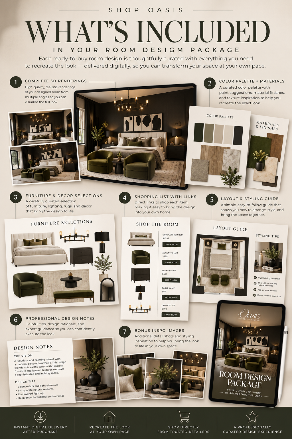 Gilded Retreat Room Package